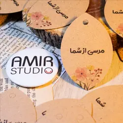 تگ هدیه کرافت 25 عددی طرح 3