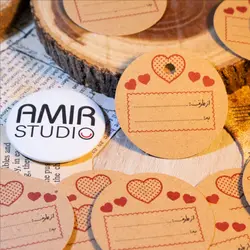 تگ هدیه کرافت 25 عددی طرح 5