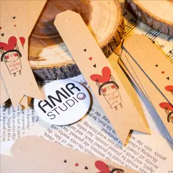 تگ هدیه کرافت 25 عددی طرح 7