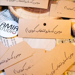 تگ هدیه کرافت 25 عددی طرح 8