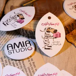 تگ هدیه 25 عددی طرح 15