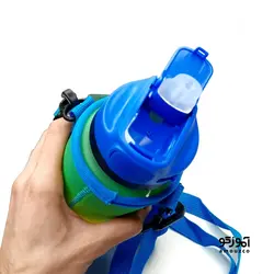 قمقمه اسکول فنس کاور دار FA9351 (درب آبی)