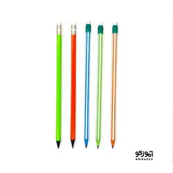 مداد مشکی ایوولوشن پاک کن دار کالر وود بیک