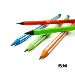 مداد مشکی ایوولوشن پاک کن دار کالر وود بیک