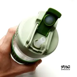 تراول ماگ شیشه ای نی دار مدل 4806