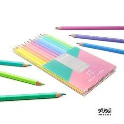 مدادرنگی پاستلی مارکو 12 رنگ