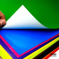 کاغذ رنگی یک رو رنگی 10 رنگ (10 برگ)
