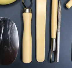 ابزار مجسمه سازی art talk مجموعه 8 عددی - لوازم التحریر و نوشت افزار آموزکو