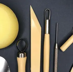 ابزار مجسمه سازی art talk مجموعه 8 عددی - لوازم التحریر و نوشت افزار آموزکو