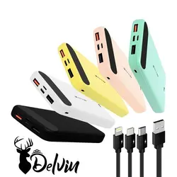 پاوربانک دلوین مدل Power Bank F10 ظرفیت 12000 میلی آمپر ساعت