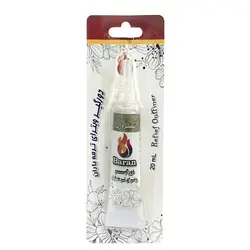 خمیر دورگیر ترمه باران 20 میلی لیتر نقره ای