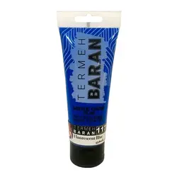 رنگ اکرلیک 75 میل ترمه باران Fluorescent blue 117