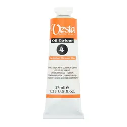 رنگ روغن وستا مدل cadmium orange hue 04 حجم 37 میلی لیتر