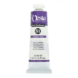 رنگ روغن وستا مدل ultramarine violet 51 حجم 37 میلی لیتر