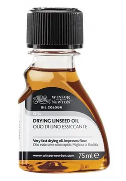 روغن بزرک خشک کن 75 میل وینزور (drying linseed oil)