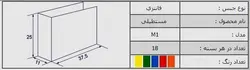 زونکن مستطیلی DNS مدل M1 کد 5225