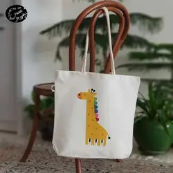 کیف پارچه ای  (ساک پارچه ای) زرافه کد 3 (عقیق)