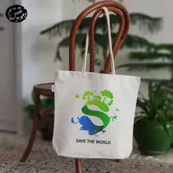 کیف پارچه ای (ساک پارچه ای) دوستدار طبیعت کد 10  (عقیق)