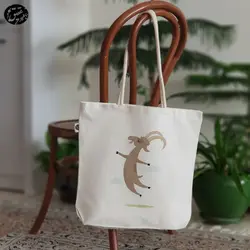 کیف پارچه ای (ساک پارچه ای)  بز کوهی کد 1 (عقیق)
