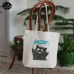 کیف پارچه ای (ساک پارچه ای) گربه کد 1 (عقیق)