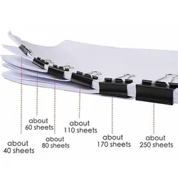 گیره دوبل مشکی (تکی)