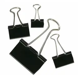 گیره دوبل مشکی (تکی)