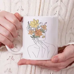 ماگ outline کد 8 (عقیق)