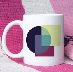 ماگ اشکال هندسی کد 4 (عقیق)