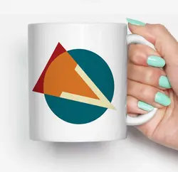 ماگ اشکال هندسی کد 7 (عقیق)