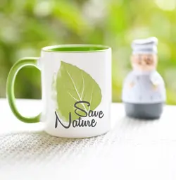 ماگ دوستدار طبیعت کد 8 (عقیق)