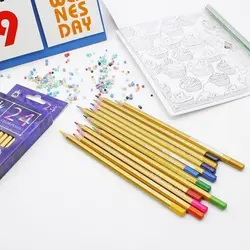 مدادرنگی 24 رنگ mq مدل GOLD