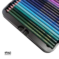 مداد رنگی 72 رنگ جعبه فلزی MQ