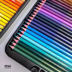 مداد رنگی 72 رنگ جعبه فلزی MQ