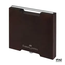 مدادرنگی پلی کروموس 72 رنگ جعبه چوبی دو طبقه فابرکاستل