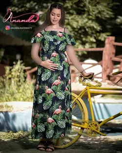 پیراهن بارداری نخی آرام