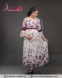 پیراهن بارداری حریر آنیل