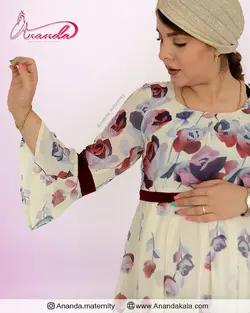 پیراهن بارداری حریر آنیل