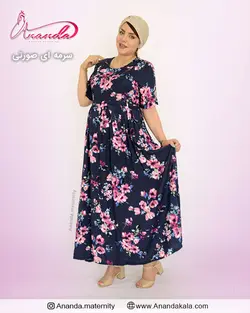 پیراهن بارداری نخی نارگل