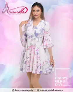 پیراهن زنانه و دخترانه حریر شایلی