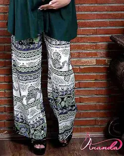 دامن شلواری بارداری نخی فیلی