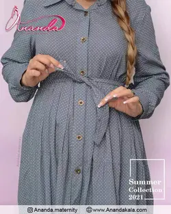 مانتو بارداری نخی گلرخ