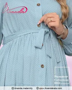 مانتو بارداری نخی گلرخ