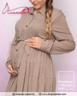 مانتو بارداری نخی گلرخ