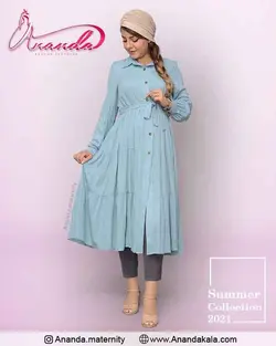 مانتو بارداری نخی گلرخ