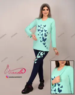 بلوز شلوار بارداری پروانه ای