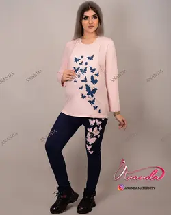 بلوز شلوار بارداری پروانه ای
