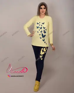 بلوز شلوار بارداری پروانه ای