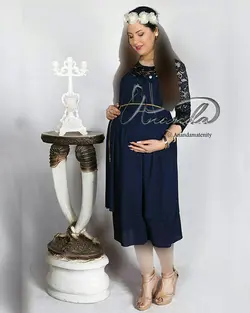 پیراهن بارداری حریر زیبا