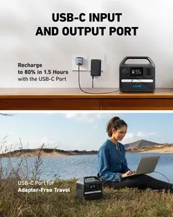 پاورژنراتور 200 وات انکر Anker 521 PowerHouse 200W A1720 - انکر الکترونیک