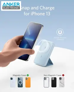 پاوربانک مگ سیف انکر Anker 622 Magnetic Battery A1611 - انکر الکترونیک